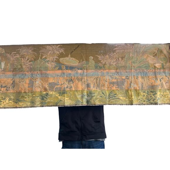 Antique Tapestry Market Made in Belgium - Picture 2 of 5